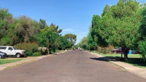 Broad street in Woodlea-Melrose, Phoenix